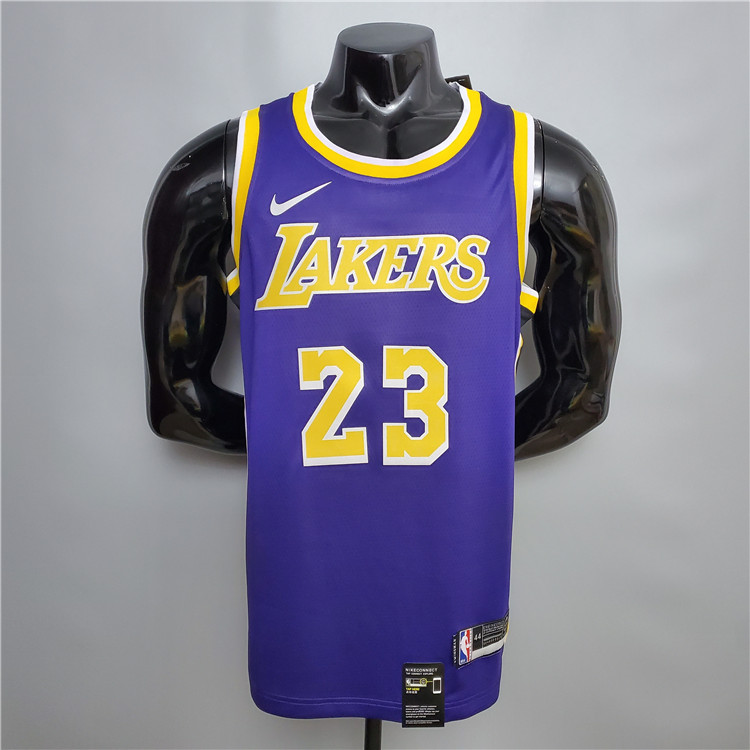 Los Angels Lakers Purple Lebron James 23 - Official Replica 21655