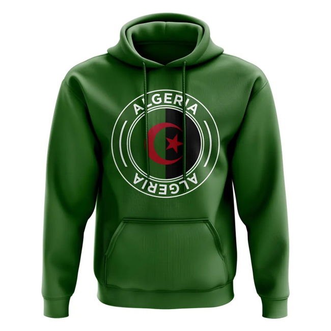 Fan-Favorite Fan-Favorite Algeria Football Badge Hoodie (Green)