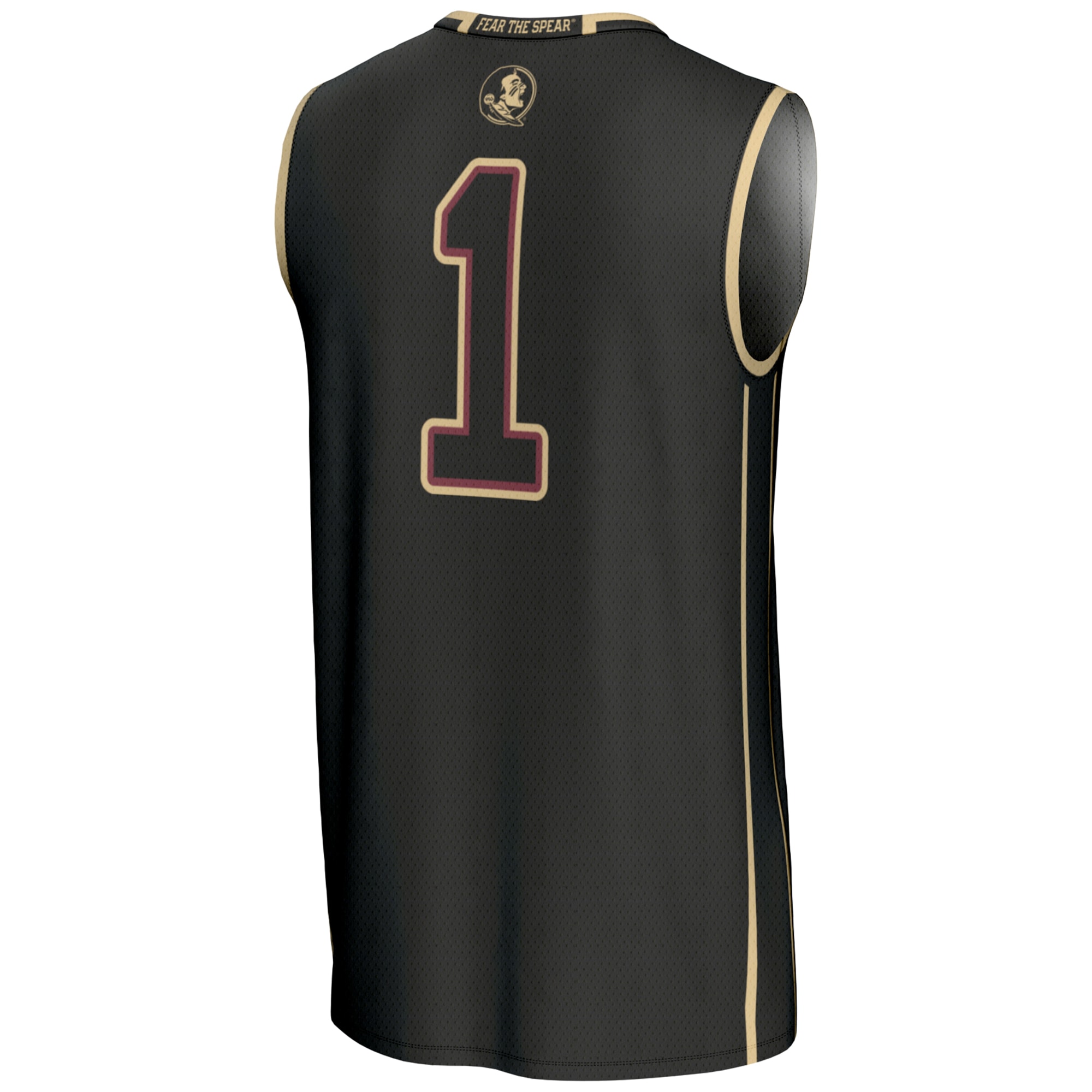 [NJP] Florida State Seminoles GameDay Greats Youth Lightweight Basketball Jersey - Black