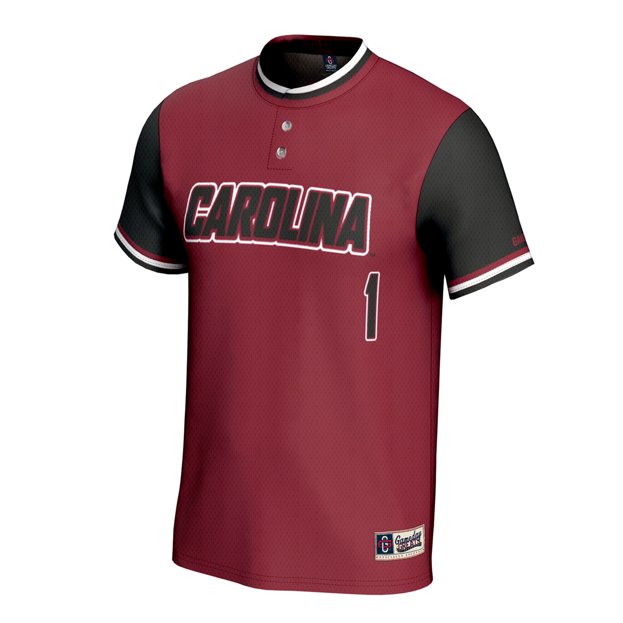 [NJP] South Carolina Gamecocks GameDay Greats Youth Lightweight Collegiate Softball Fashion Jersey - Garnet