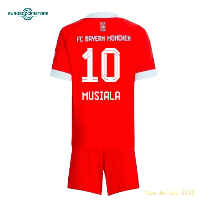 High-quality Football Team Mini Jersey Musiala 2025-2026 Fabric