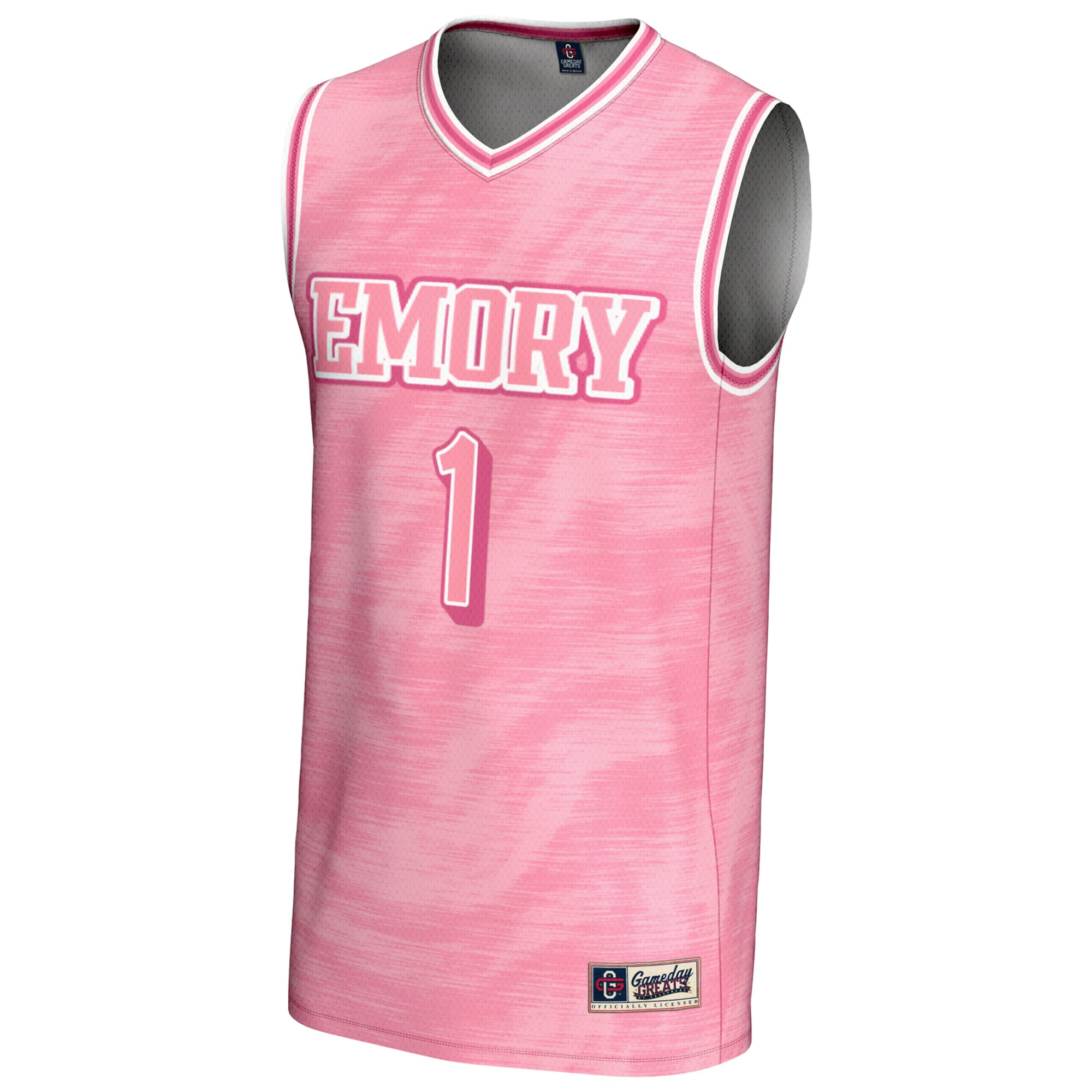 [DDG] Emory Eagles GameDay Greats Unisex Lightweight Basketball Jersey - Pink
