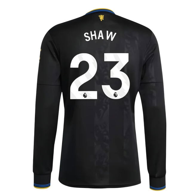 2025-2026 Man Utd Long Sleeve Third Jersey (Shaw 23)