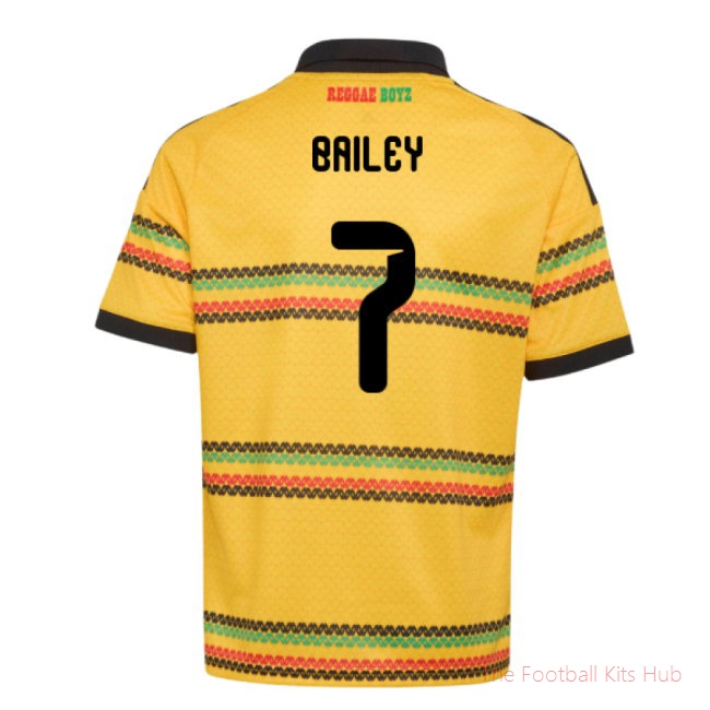 2026-2027 Jamaica Home Shirt (Kids) (Bailey 7)