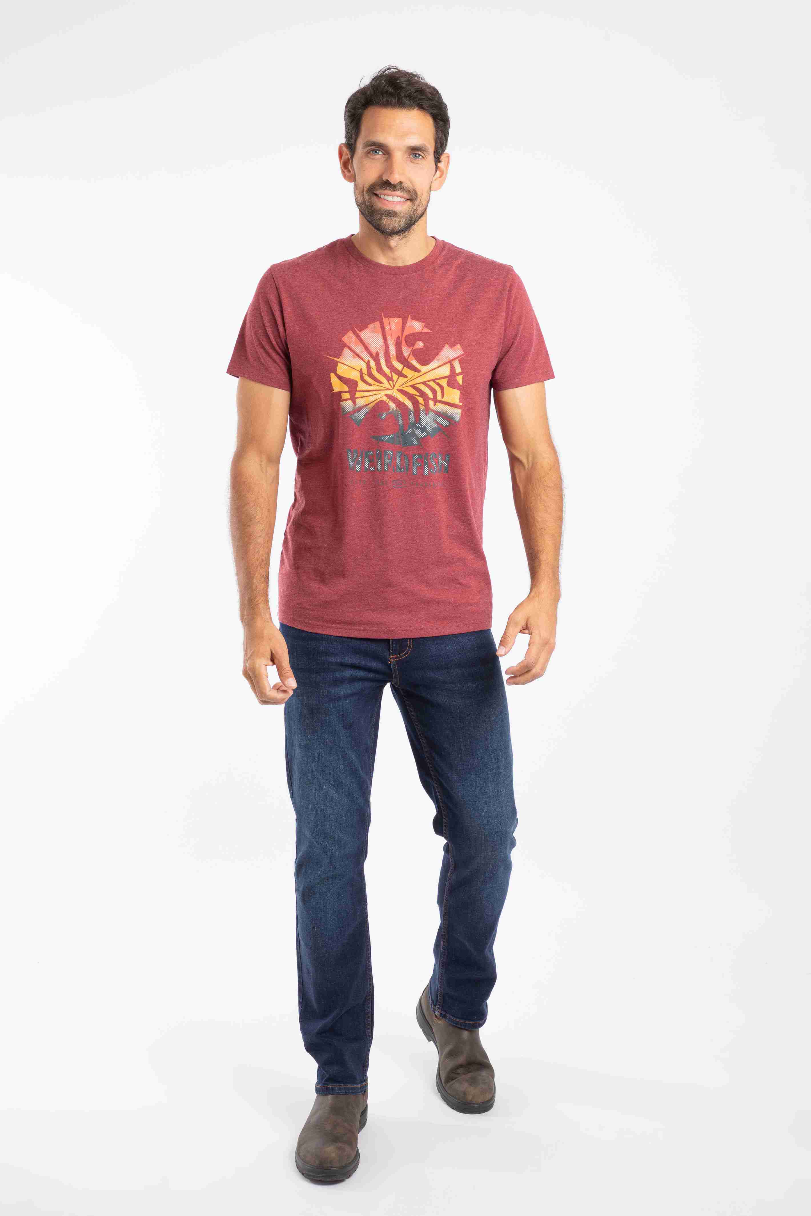 Shatter Front Print Graphic T-Shirt Port