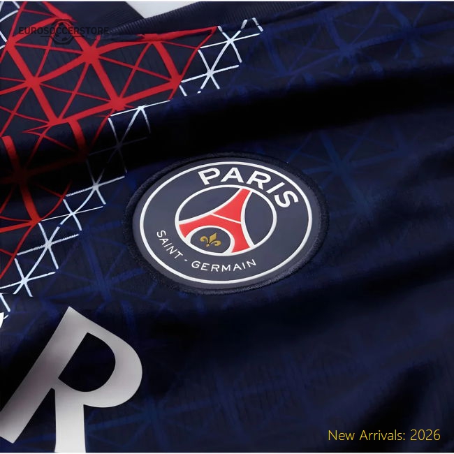 Authentic 2025-2026 Psg Paris Saint Germain Home Shirt (Mbaye 49)