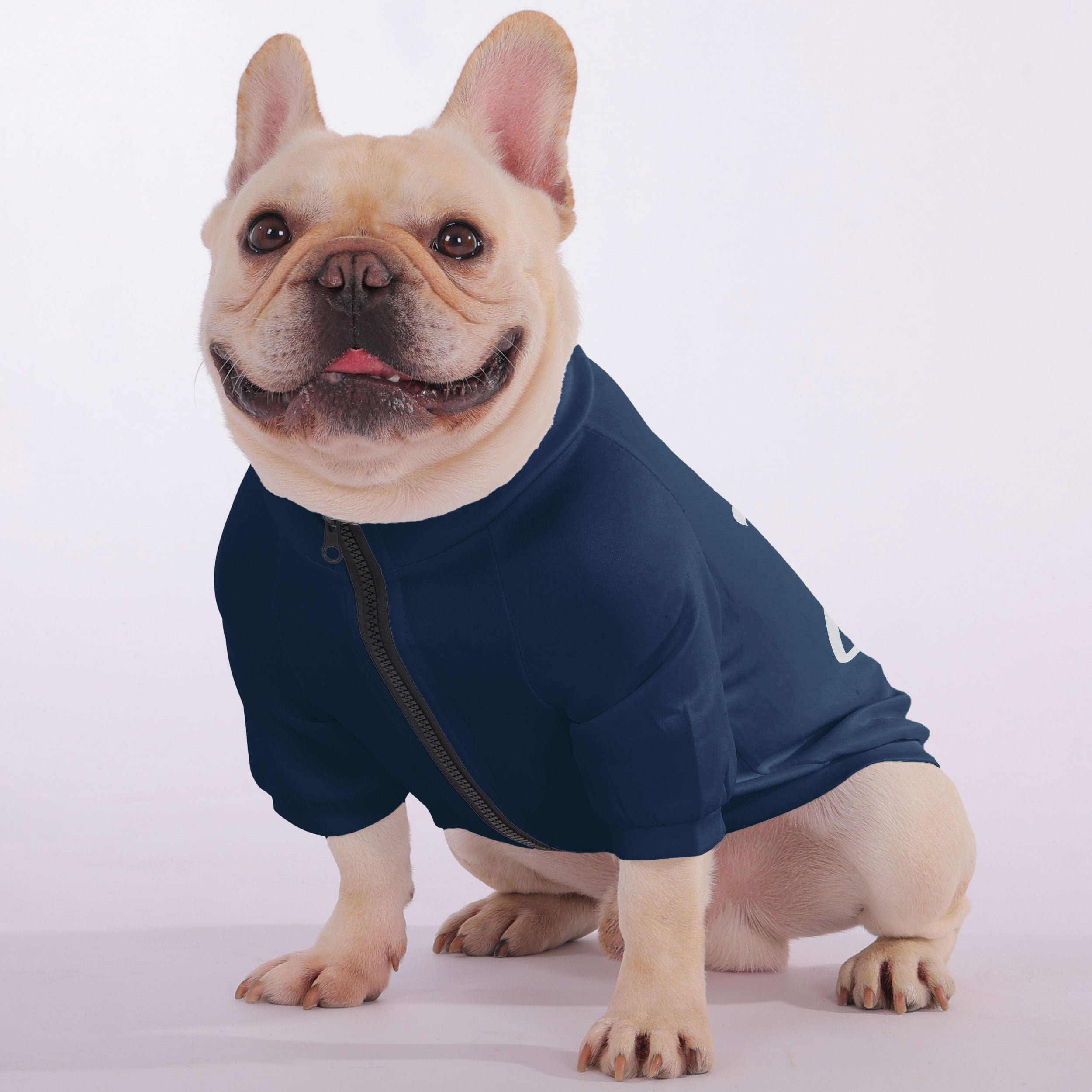 I’m Not a Pet, I’m a Lifestyle - Snuggly Zip-Up Sweatshirt for French Bulldogs
