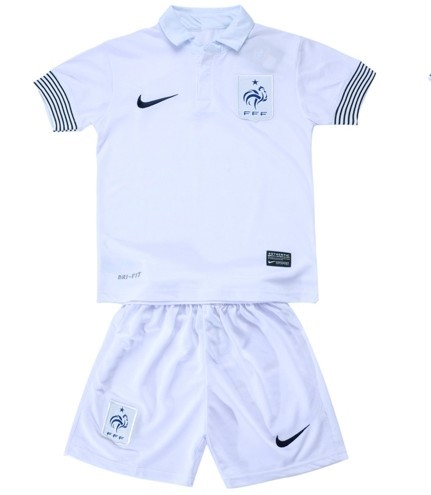 Kids France Jersey 201213 Away KitShirt Shorts - Official Replica