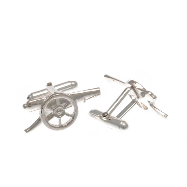 Arsenal FC Sterling Silver Cannon Cufflinks - fan gear