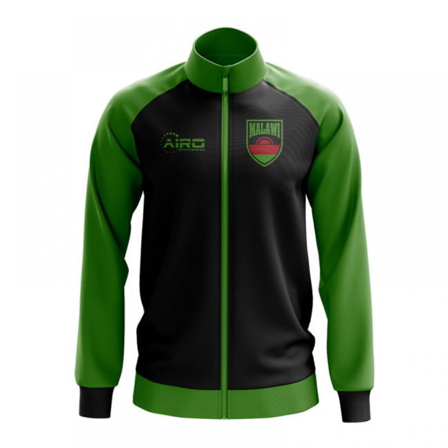 Fan-Favorite Match-Ready Malawi Concept Football Track Jacket (Black)