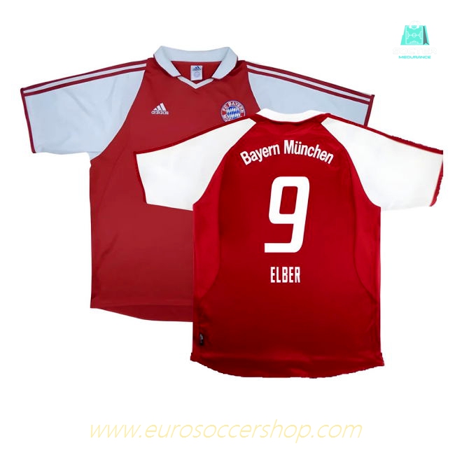 Bayern Munich 2003-04 Home Shirt ((Excellent) XL) (Elber 9)