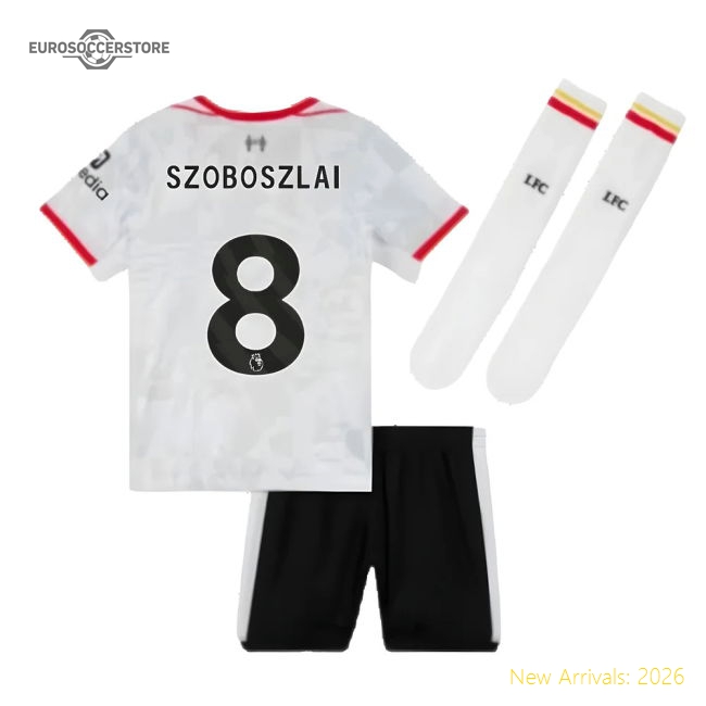 Non-toxic Liverpool Mini Jersey Szoboszlai 2024-2025 Climacool