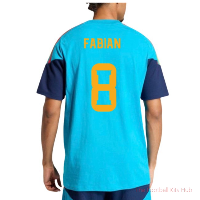 2026-2027 Spain Training Tee (Bold Aqua) (Fabian 8)