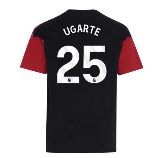 [DDJ] 2026-2027 Man Utd Tiro Training Tee (Black) - Kids (Ugarte 25)