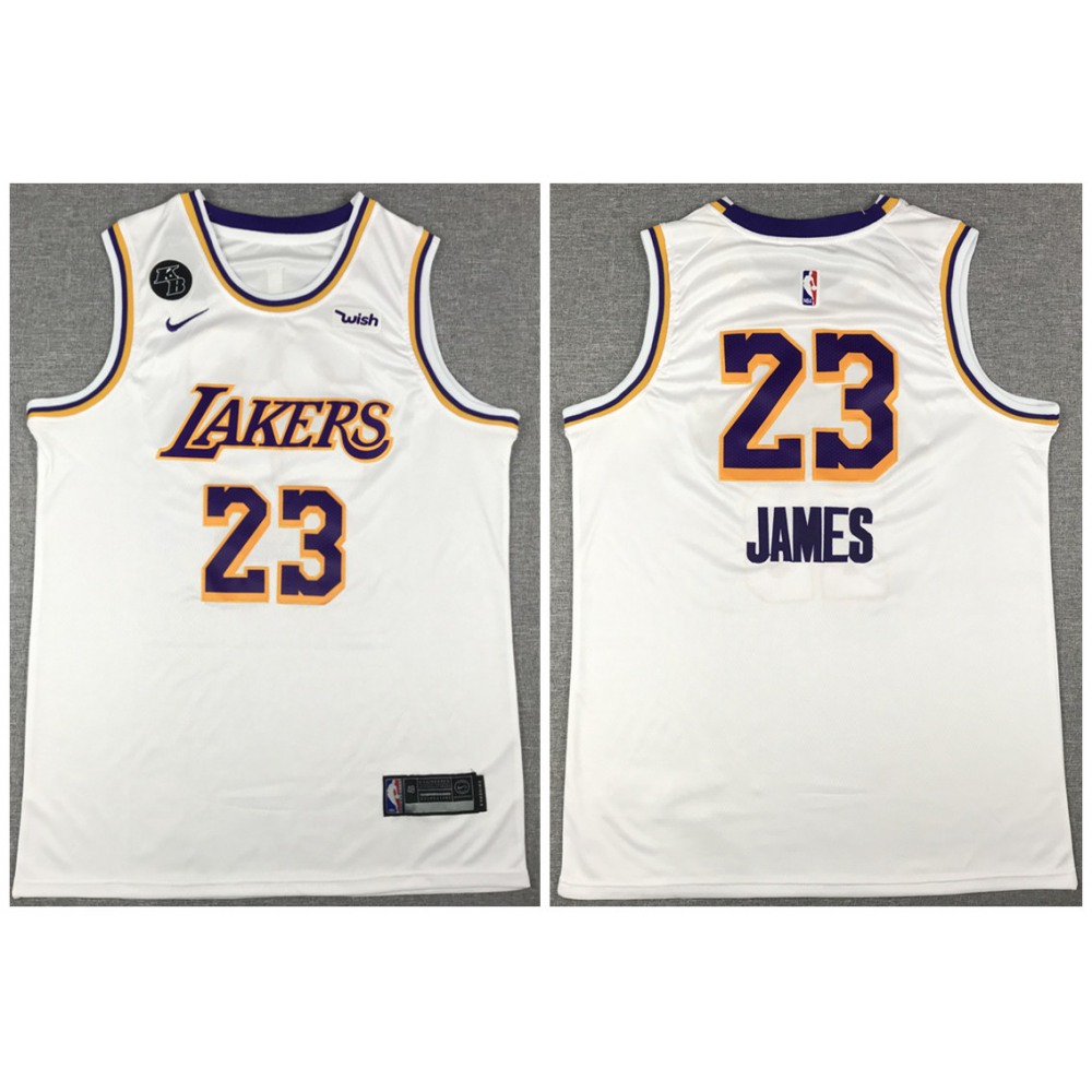 Collector's Item Men's LA Lakers #23 LeBron White Basketball Jersey
