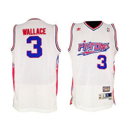 LAC White D. Pistons #3 NBA Jersey NBA Fan Apparel Premium Quality