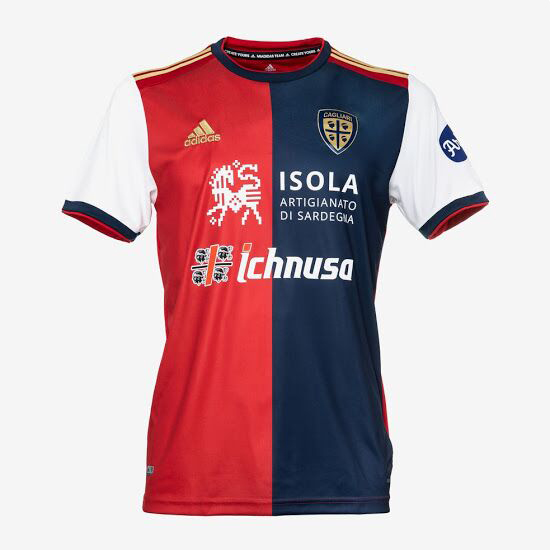 Elite Series Cagliari 20-21 Home RedBlack Soccer Shirt Jersey