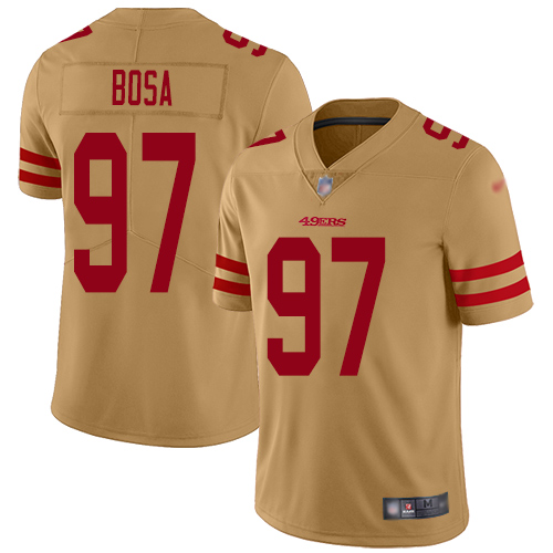 Authentic NFL SF 49ers #97 Nick Bosa Team Color Limited Jersey