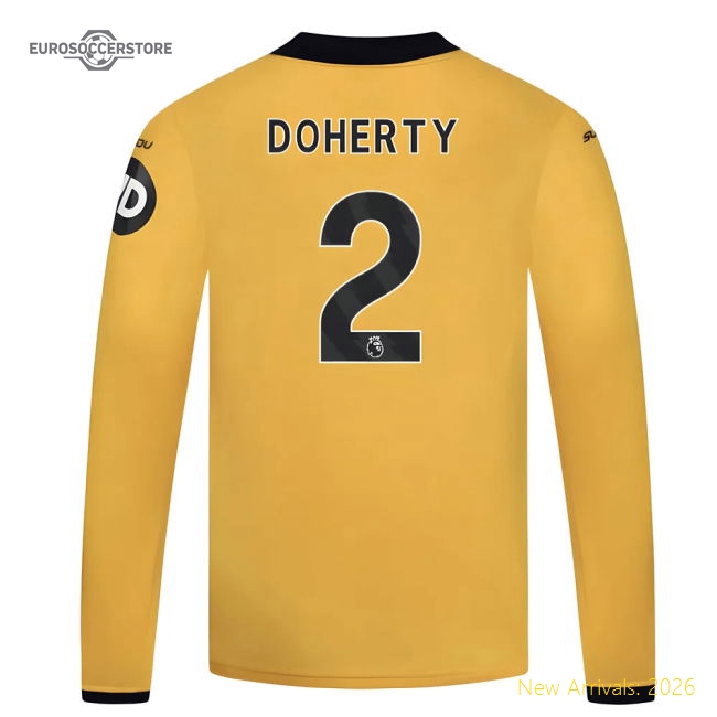 Kid-approved Football Team Kids Doherty Jersey 2025-2026 Easy-care