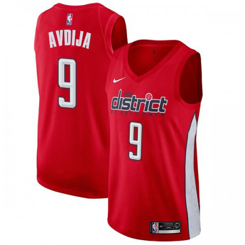 Nike Nuggets Red Washington Wizards #9 Jersey - Game Day Wear