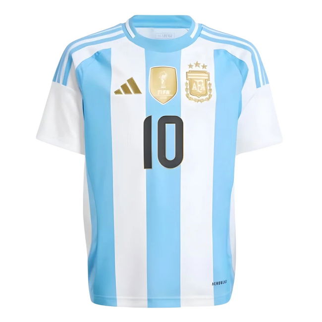 Top-Tier Top-Tier 2024-2025 Argentina Lionel Messi Home Shirt - Kids