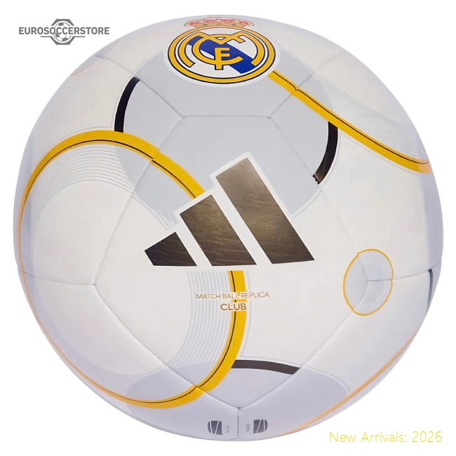 Fan-Favorite 2025-2026 Real Madrid Club Football (White)