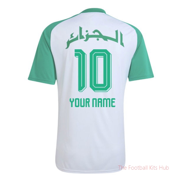 [JED] 2026/27 Algeria Away Pre-Match Shirt (White) (Your Name)