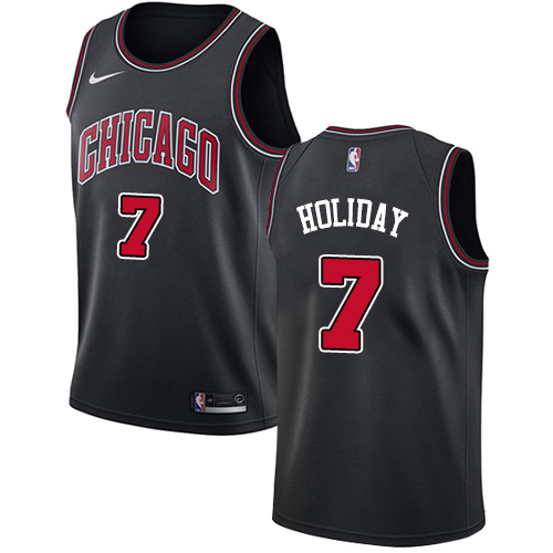 Nike Clippers Black Chicago Bulls #7 Jersey - Great Value Game Day Wear