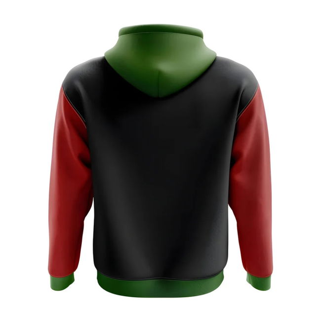 World Afghanistan Concept Country Football Hoody (Black)