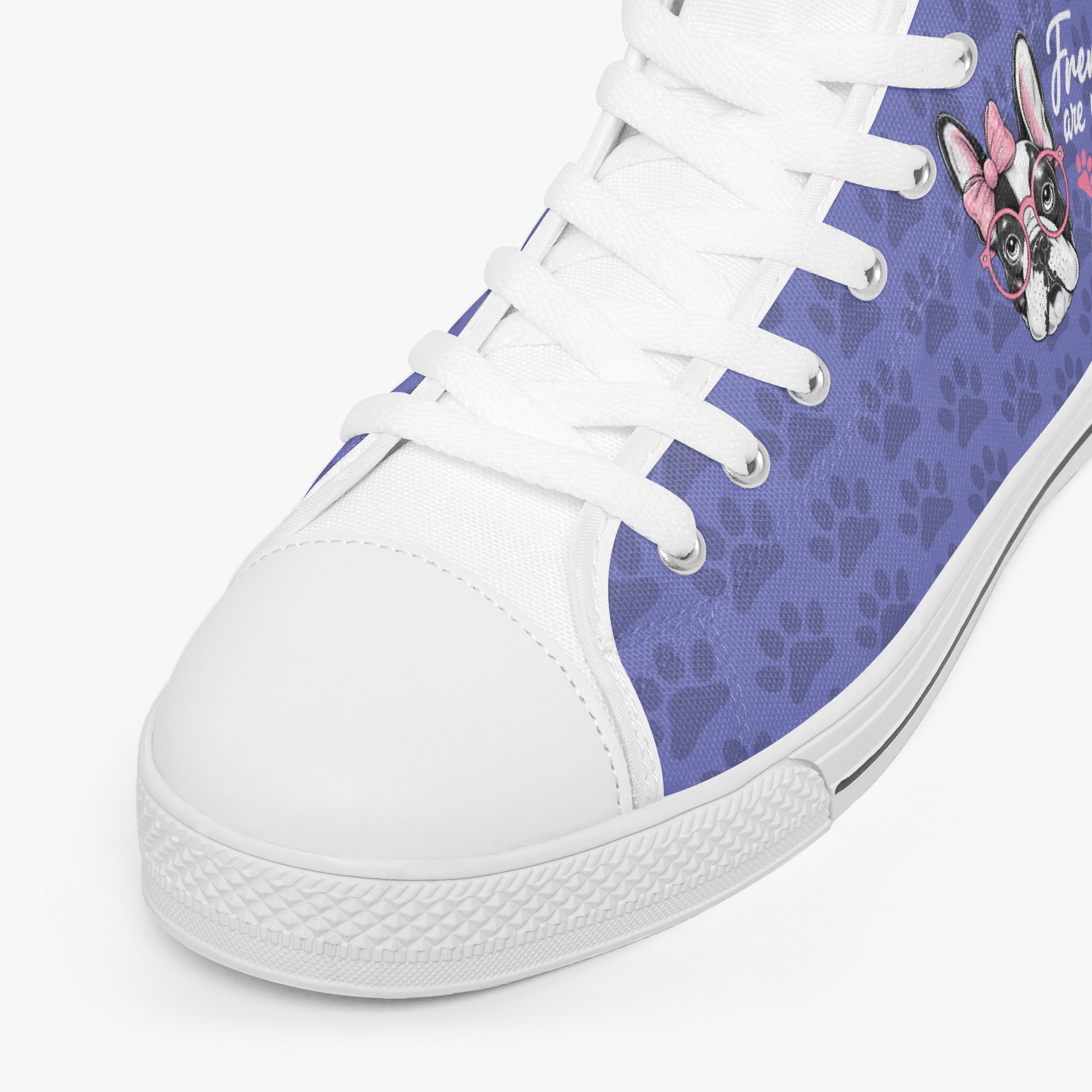 French Bulldog Lover Curcio Classic High Top Canvas Shoes Casual Footwear