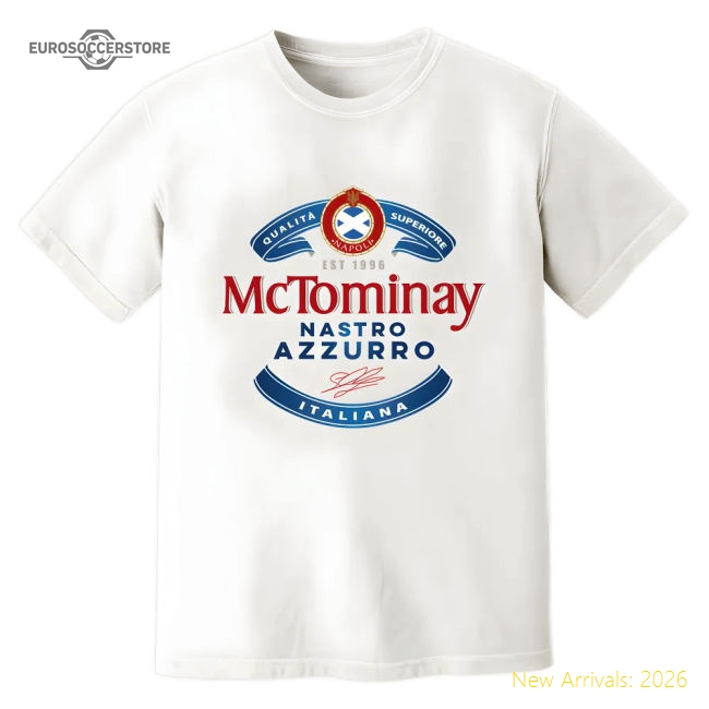 Performance Scott Mctominay Napoli Beer T-Shirt (White)