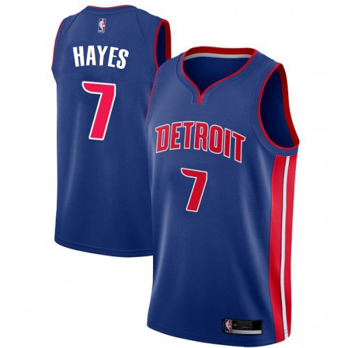 Premium DET NBA Swingman Jersey #7 Killian Hayes 2024 Icon - Blue