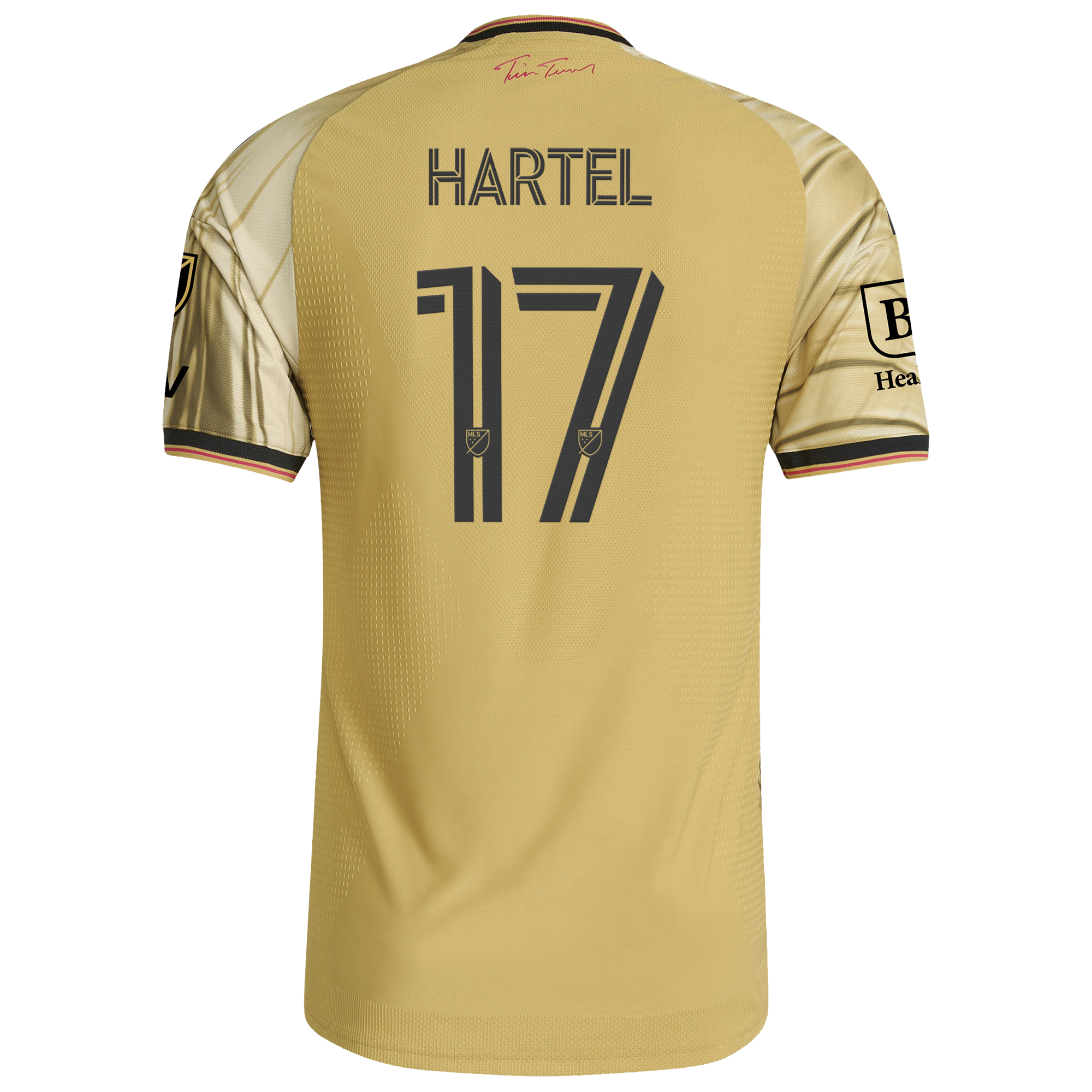 [SJH] Marcel Hartel St. Louis CITY SC 2026 The Tina Turner Kit On-Field Authentic Patch Jersey - Yellow