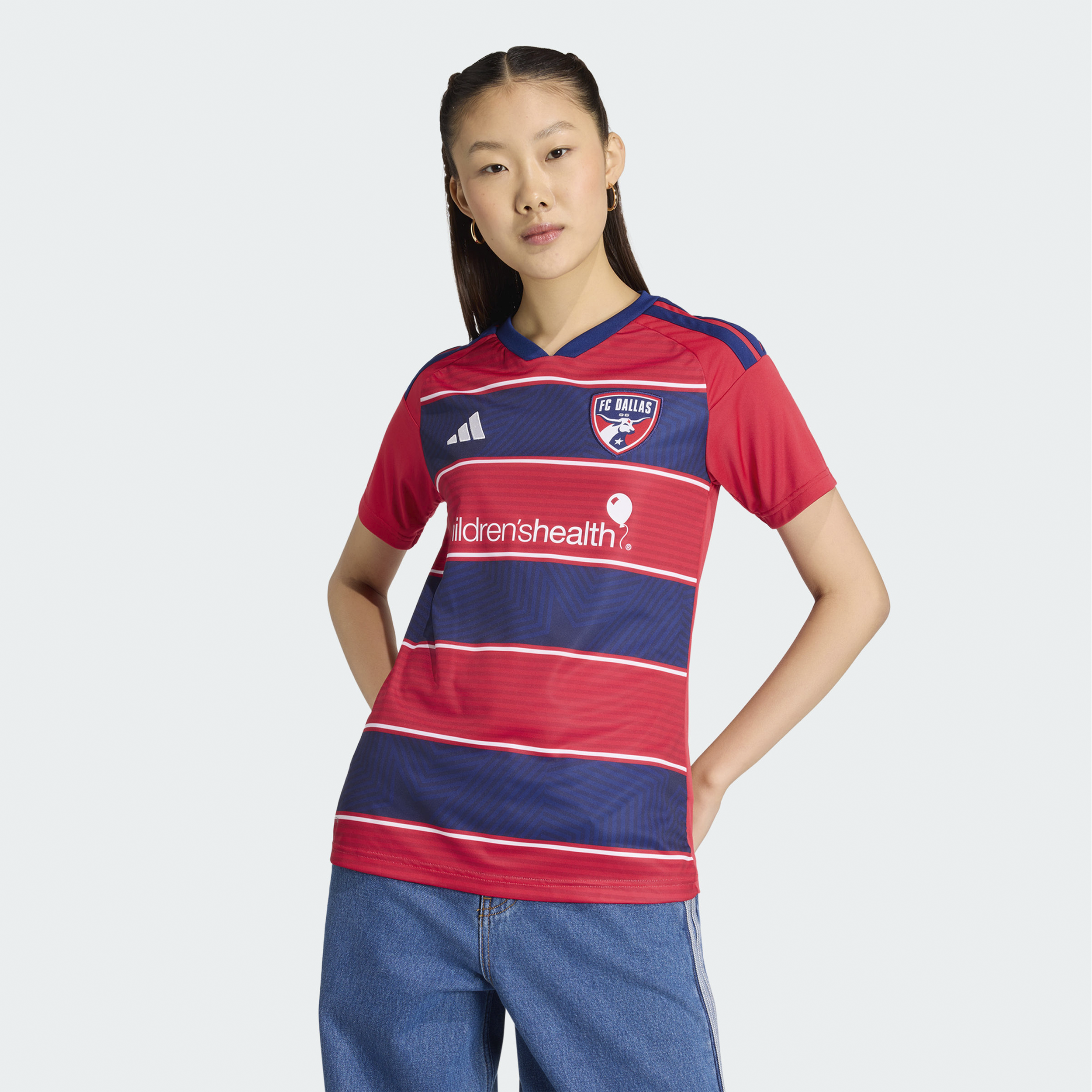 [LK] Youth FC Dallas Women's 2026 DNA Kit Replica Jersey - Red