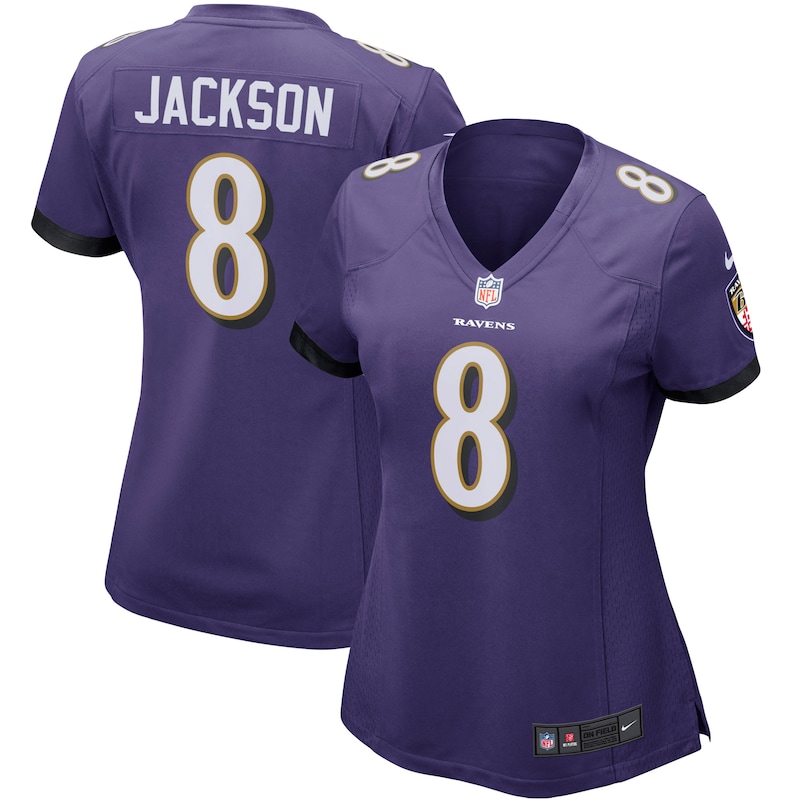 None Lamar Jackson All-Pro BAL Ravens Official Jersey Game Day Wear