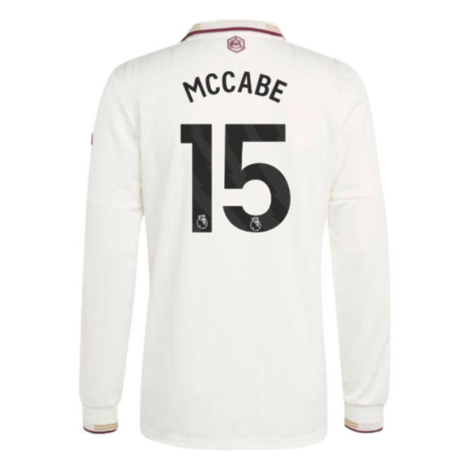 Authentic Jersey 2025-2026 ARS Third Lightweight McCabe 15 Adults#384