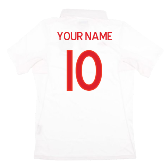 England 2010-12 Home Shirt ((Very Good) M) (Your Name)