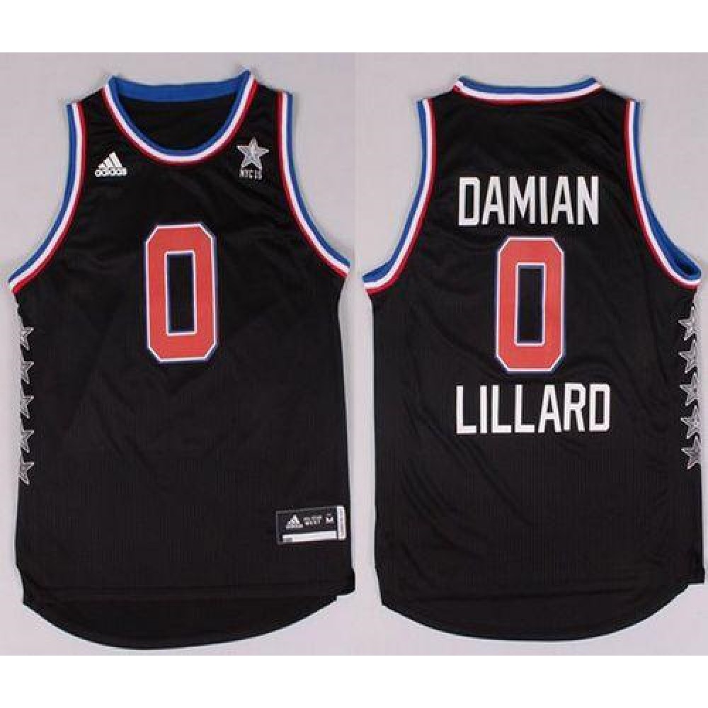 Limited Edition Men's Trail Blazers #0 Damian Black Basketball Jersey