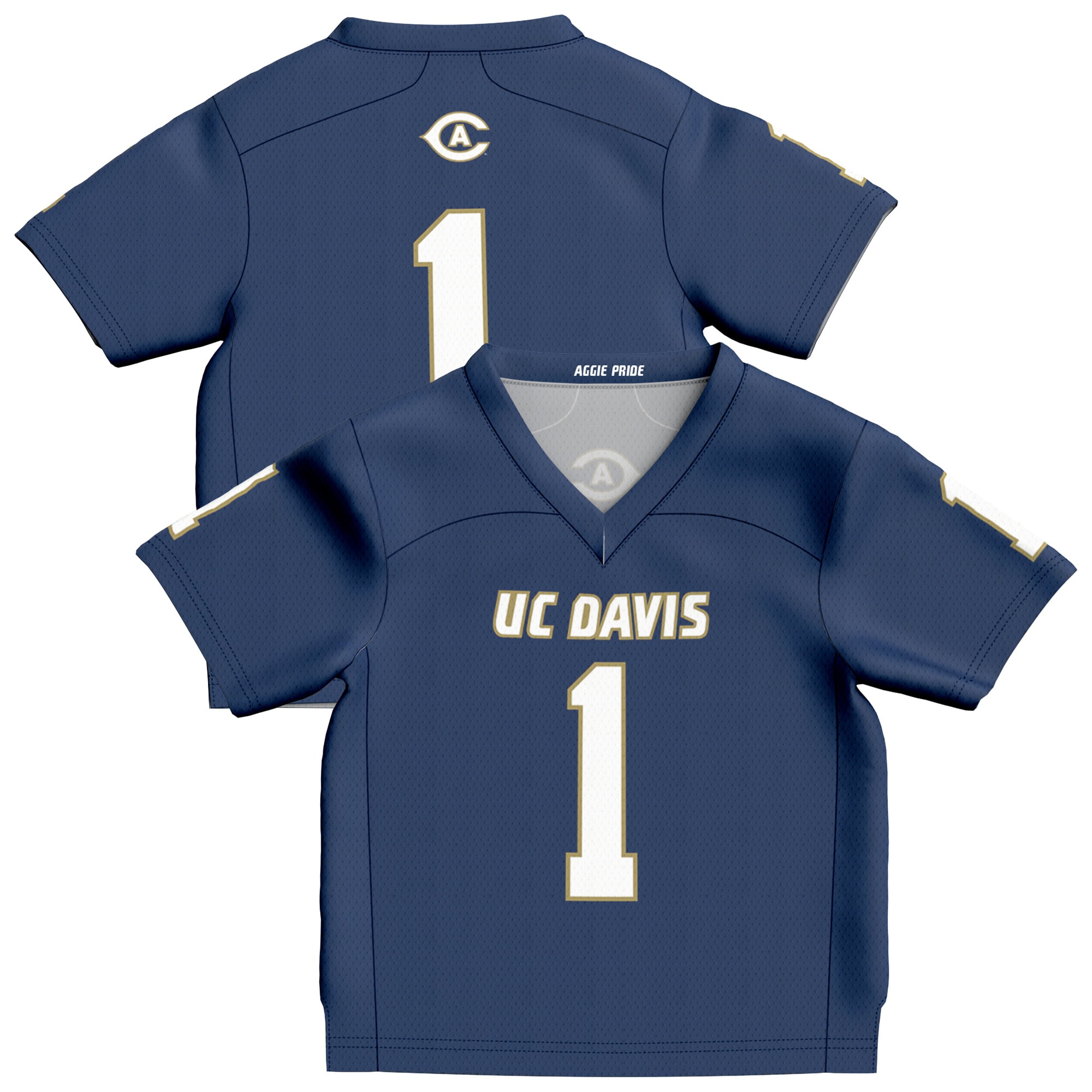 UC Davis Aggies GameDay Greats Infant Lightweight Collegiate Football Fashion Jersey - Navy