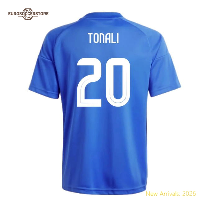 Italy Children 2024 Home Jersey Shirt Football Fan Supporter Match Day Essential