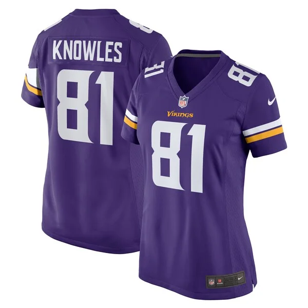 None Malik Knowles Game Jersey - Purple | NFL Player Jersey | NFL Foot