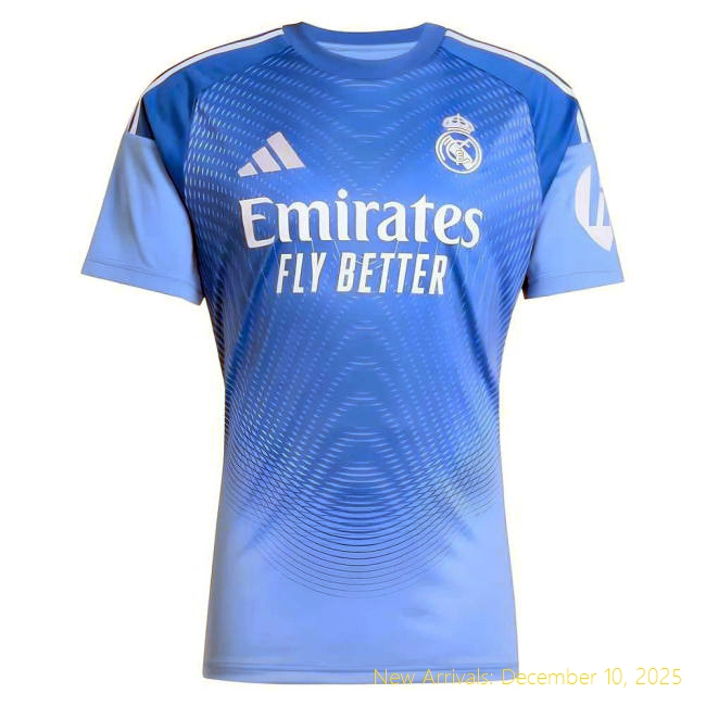 2025-2026 Real Madrid Home Shirt - Official Kit - Blue Color