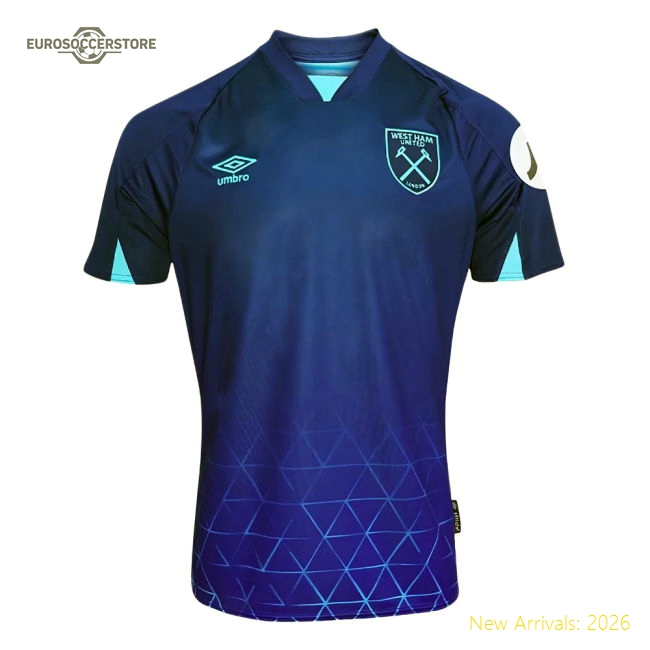 West Ham Kids Breathable Jersey 2023-2024 Performance Fabric
