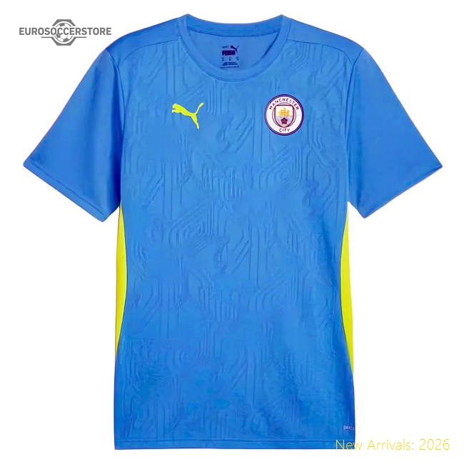 Premium 2024-2025 Man City Training Shirt (magic Blue) (rodrigo 16)