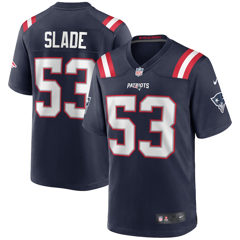 None Chris Slade NE Patriots Classic Elite Jersey Football Apparel