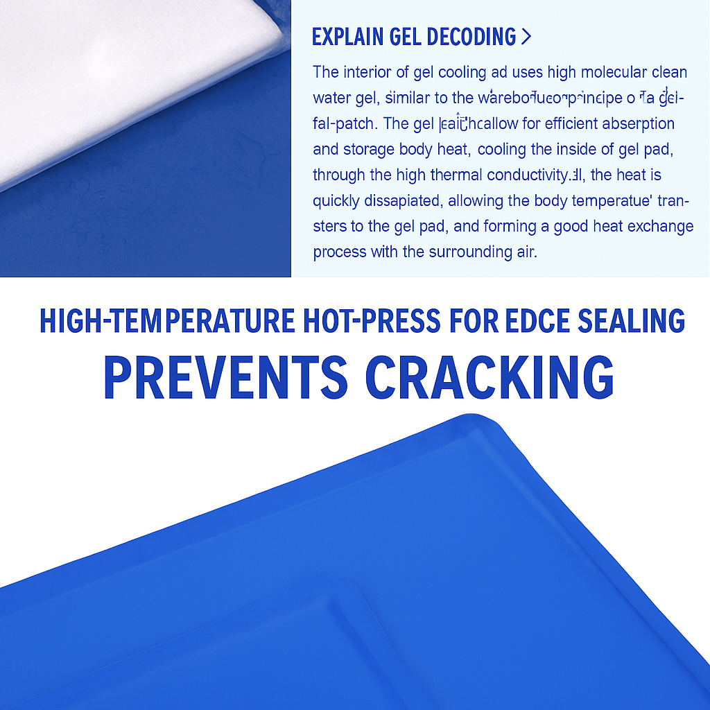 Aircooly Frenchie Cooling Bed – Non-Icy Soft Breathable Summer Gel Cool Mat