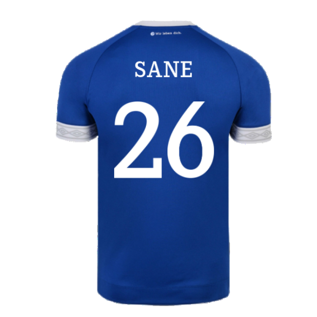 2018-19 Schalke Home Official Shirt ((Mint) (Mint) Durable Stitching