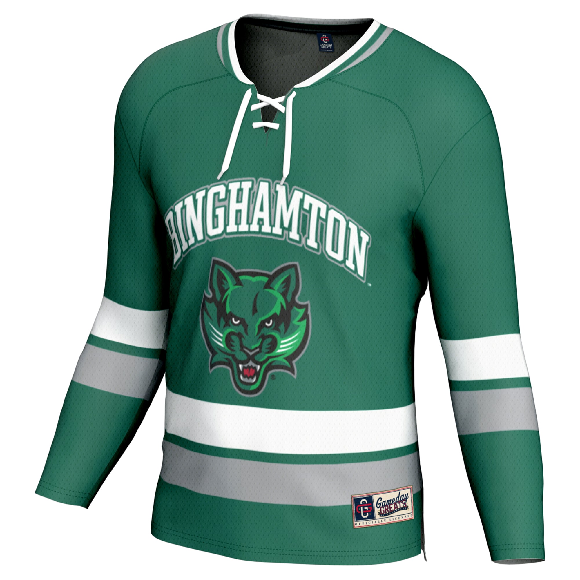 [NJP] Binghamton Bearcats GameDay Greats Youth Spirit Hockey Jersey - Green