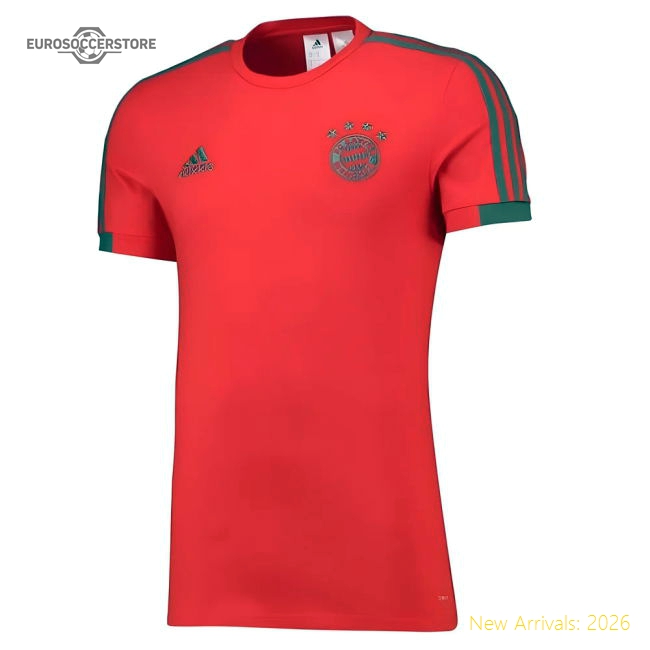 2018-2019 Bayern Munich Adidas Training Tee (Red)