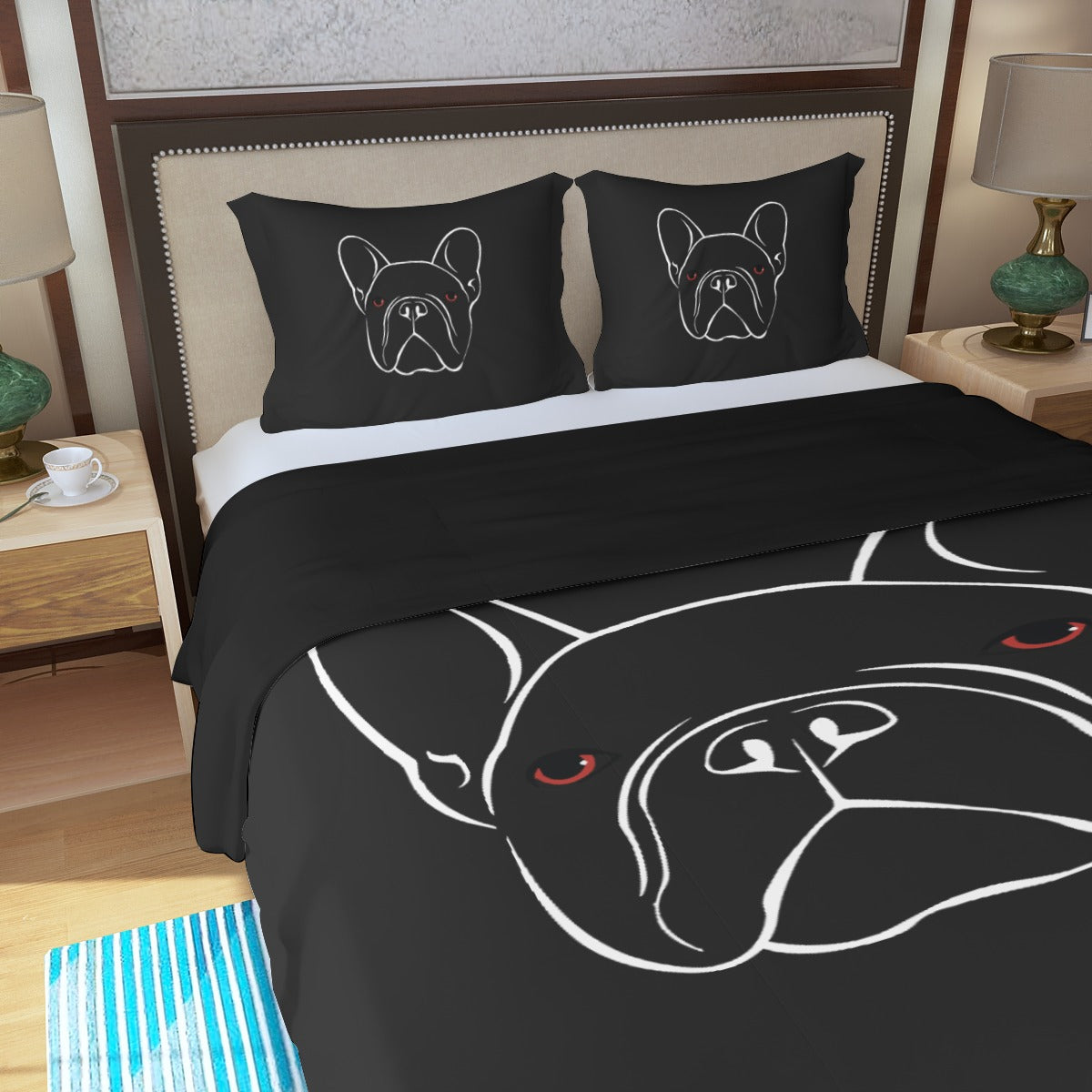 French Bulldog Thor Bedding Set Cute Frenchie Essential